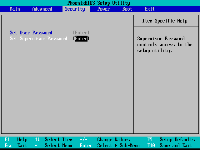 Phoenix BIOS