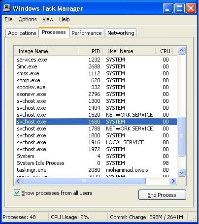 Svchost Normal CPU