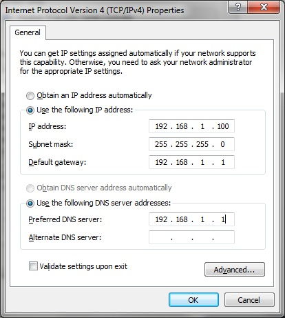 TCP/IP Settings