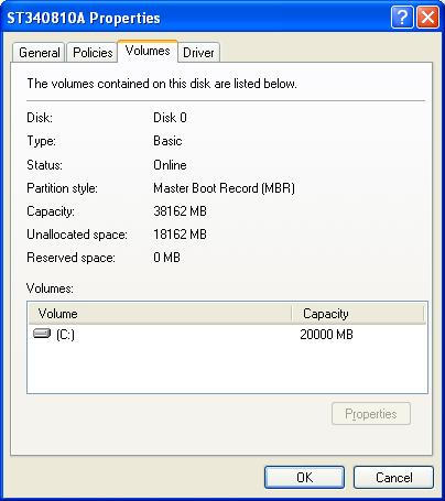 Unallocated Space